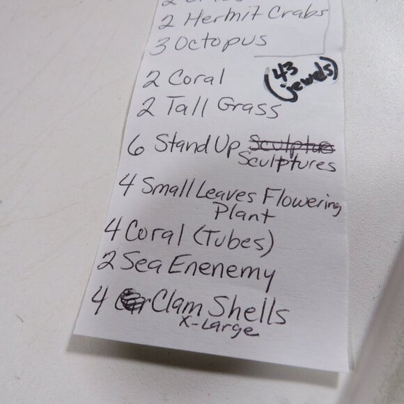 Under Water Plastic Sea Shells, Plants etc, WEIGHTED, DESIGNED TO BE UNDER WATER - Picture 13 of 16